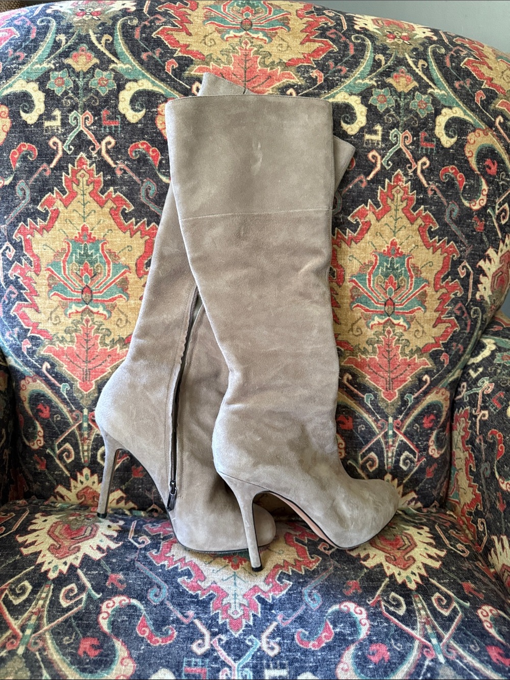 Sam Edelman Taupe suede Heeled Boots